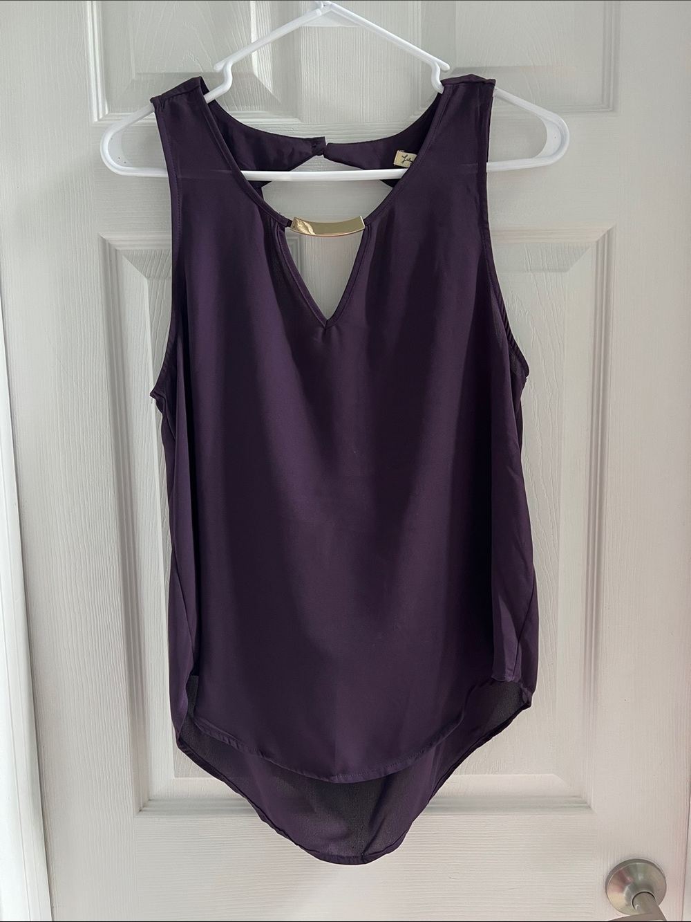 Lily White Plum V-Neck Camisole